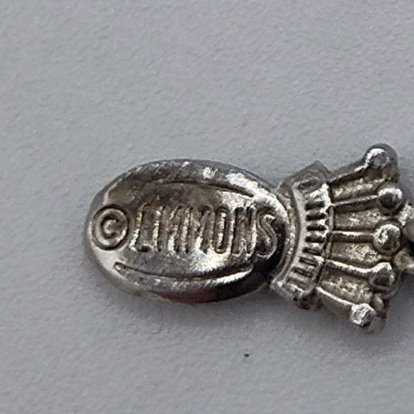 VINTAGE Signed Emmons Runway Convertible Necklace & Brooch W/Yellow Rhinestones - Picture 10 of 10